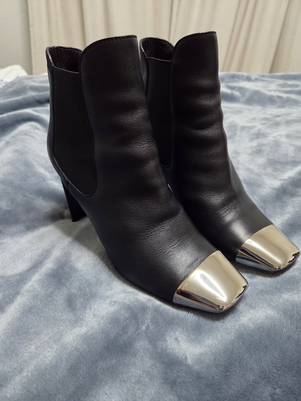 Louis Vuitton Black Leather Ankle Boots - Picture 2 of 6